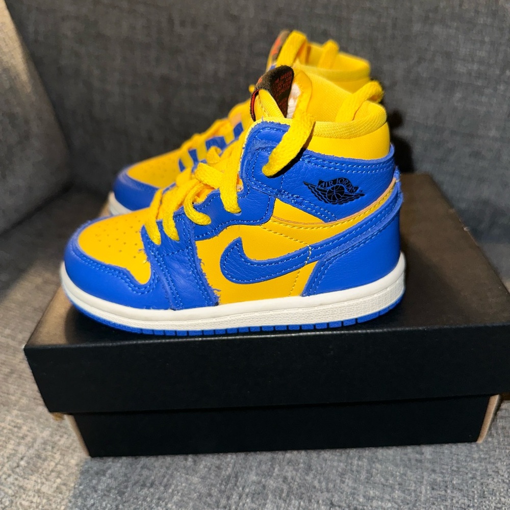 AIR JORDAN 1 RETRO HIGH OG REVERSE LANEY TODDLER 7C